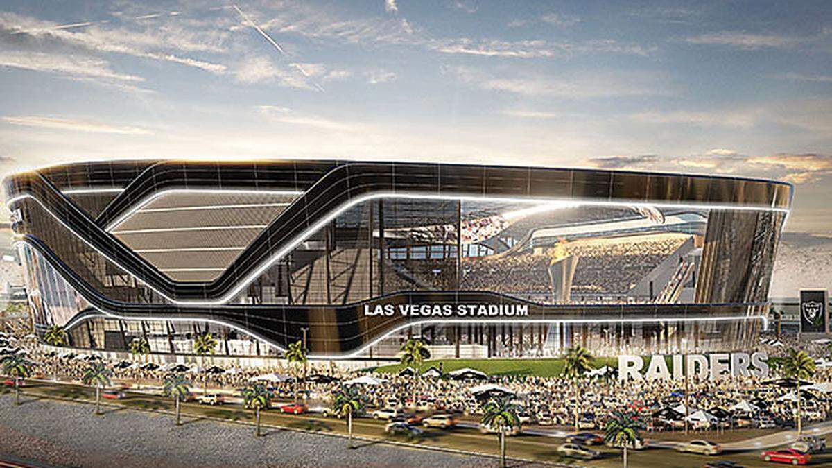 Das neue Stadion der Raiders in Las Vegas