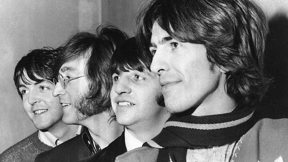 Paul McCartney, John Lennon, Ringo Starr und George Harrison – wieder vereint | Paul McCartney, John Lennon, Ringo Starr und George Harrison – wieder vereint