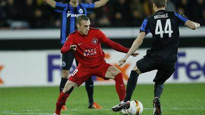 Martin Pusic schaffte mit Midtjylland den Aufstieg