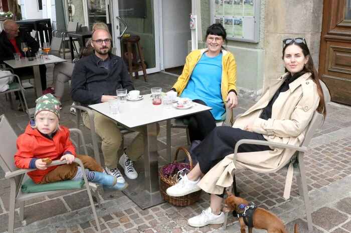 Besonders die Cafes im Stadtzentrum waren stark frequentiert. 