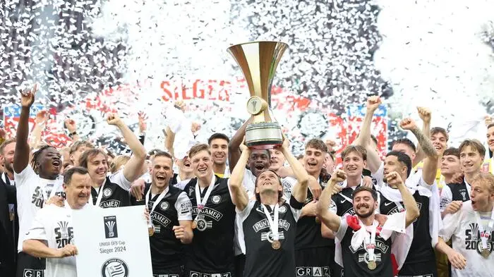 Sturm jubelt wie im Vorjahr über den Erfolg im ÖFB-Pokal