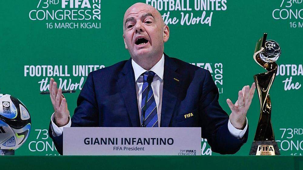 Gianni Infantino wurde wiedergewählt