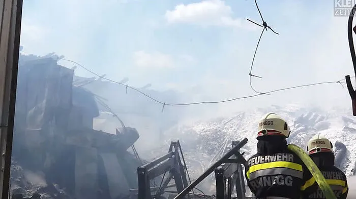 Brand in Eggersdorf
