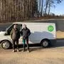 Erhan Sanlid und Richard Melcher aus Pischelsdorf vor Beginn ihrer Reise
