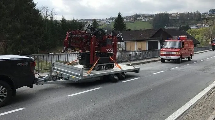 Beide Räder lösten sich