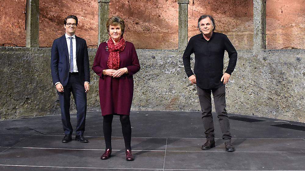 Festival mit Courage: Das Direktorium der Salzburger Festspiele - Lukas Crepaz, Helga Rabl-Stadler und Markus Hinterhäuser - konnte sich über fünf Preise freuen