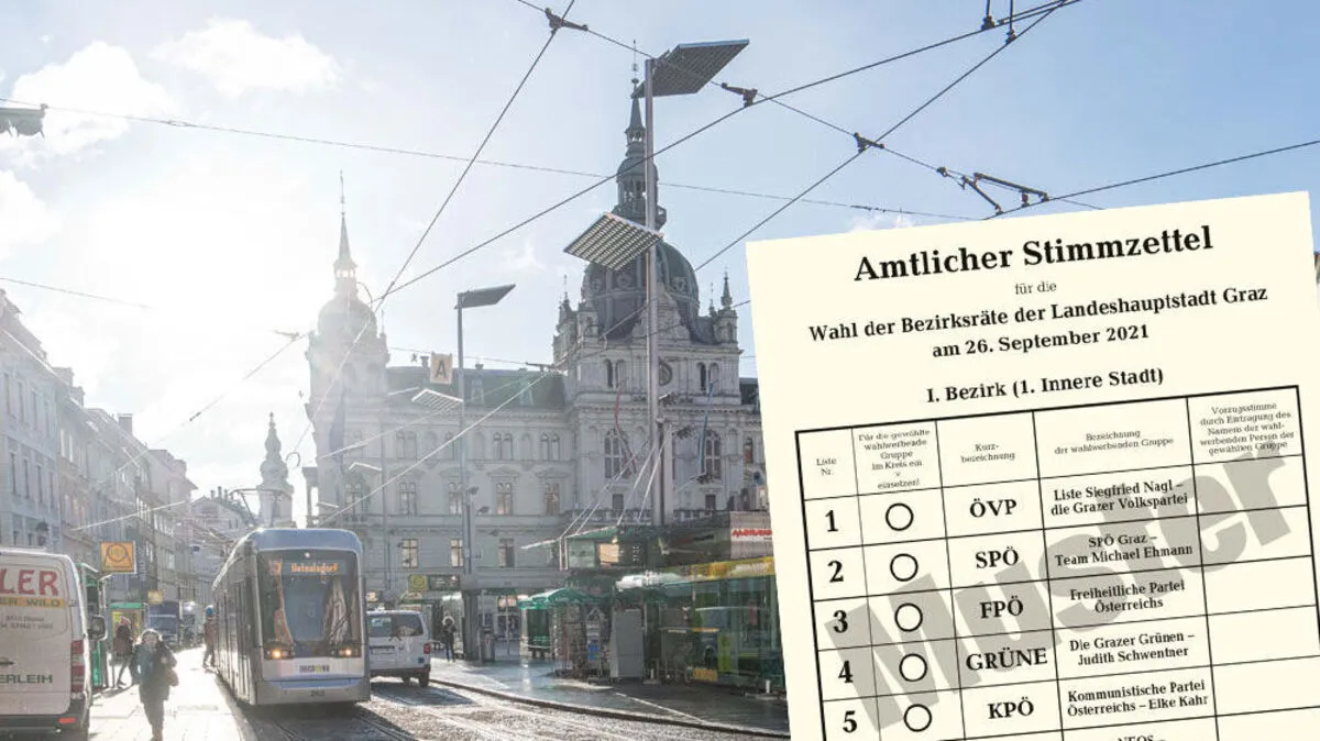 Graz wählt am 26. September "doppelt"