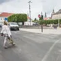 Zuerst wurden die Zebrastreifen abgefräst und Mittwochvormittag die Ampeln abgeschaltet.