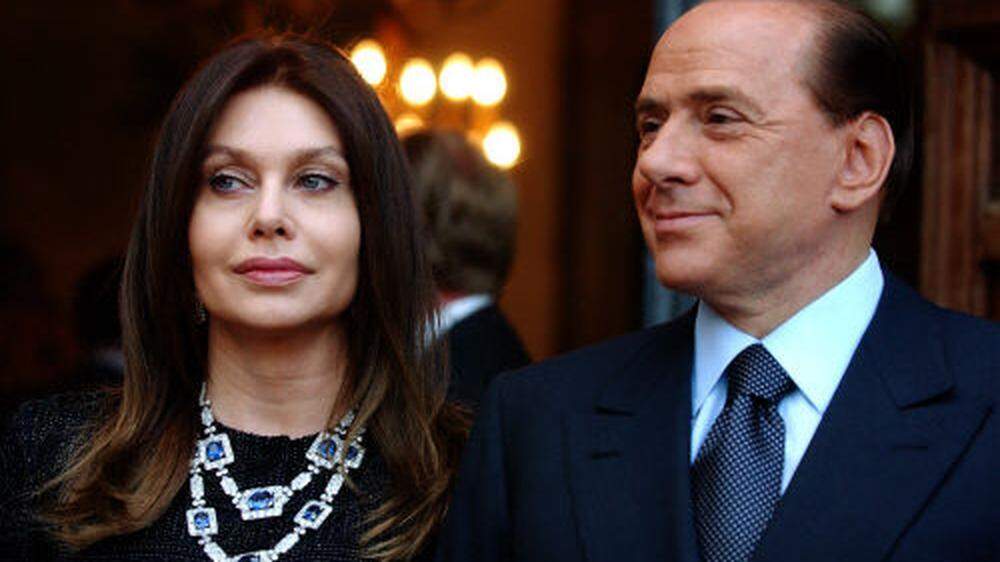 Ein Bild aus vergangenen, glücklicheren Zeiten: Veronica Lario und Silvio Berlusconi