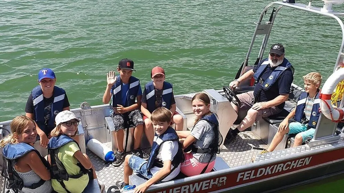 Der Nachwuchs hatte sichtlich Spaß