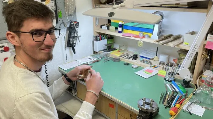 Clemens Zwirntner bei der Arbeit.
