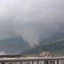 Der Tornado wurde primär über unbebautem Gebiet gesichtet, aber auch am Stadtrand, etwa in Eggenberg