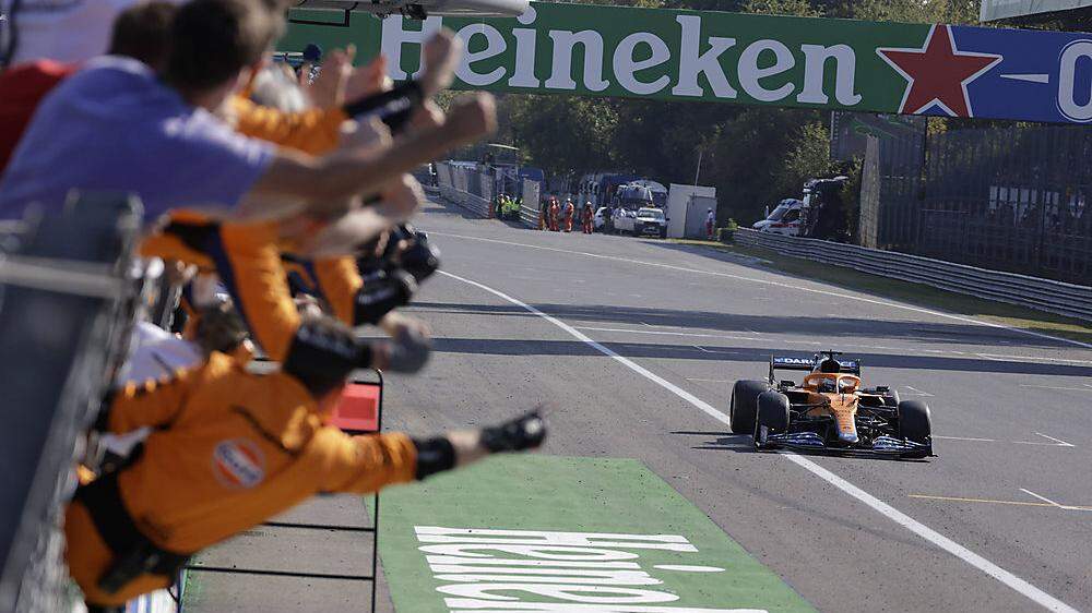 Großer Jubel bei McLaren