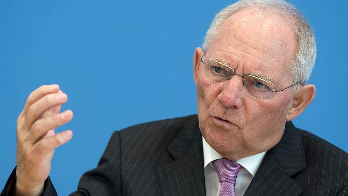 Wahrscheinliches Ziel des Attentats: Finanzminister Wolfgang Schäuble