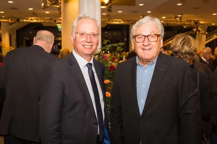 Landtagspräsident Reinhart Rohr und der Villacher Ex-Bürgermeister Helmut Manzenreiter.