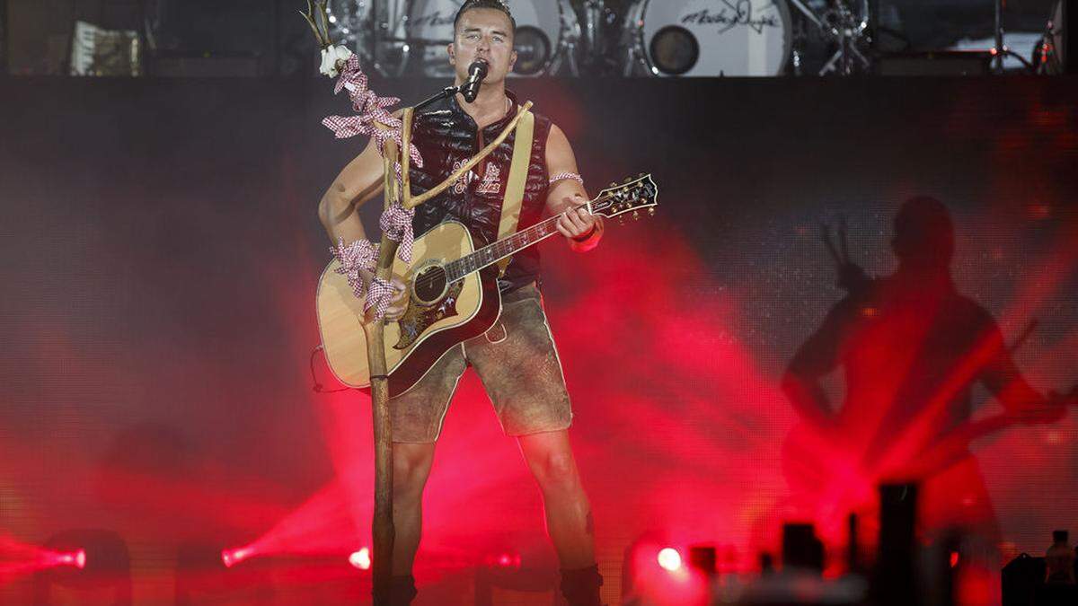 Alle wollen Gabalier live sehen: 60.000 in Schladming (Foto), 80.000 am Hockenheimring und nächstes Jahr noch einmal 70.000 in München ... 