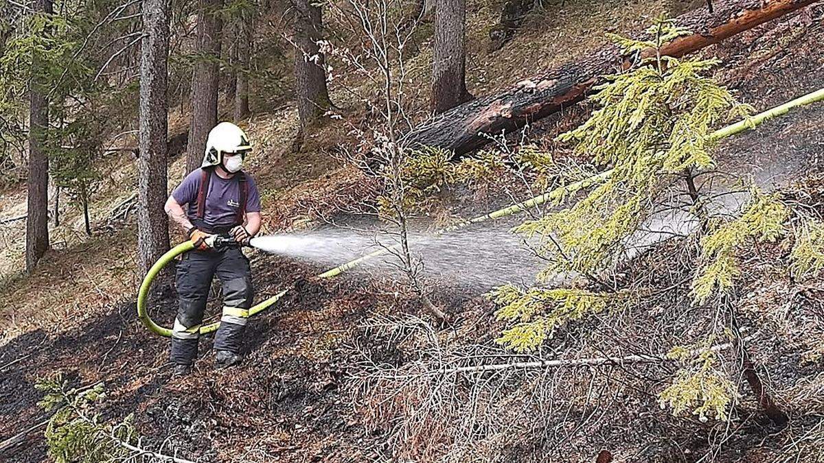 Die Feuerwehr Mariazell war mit 27 Kameraden im Einsatz