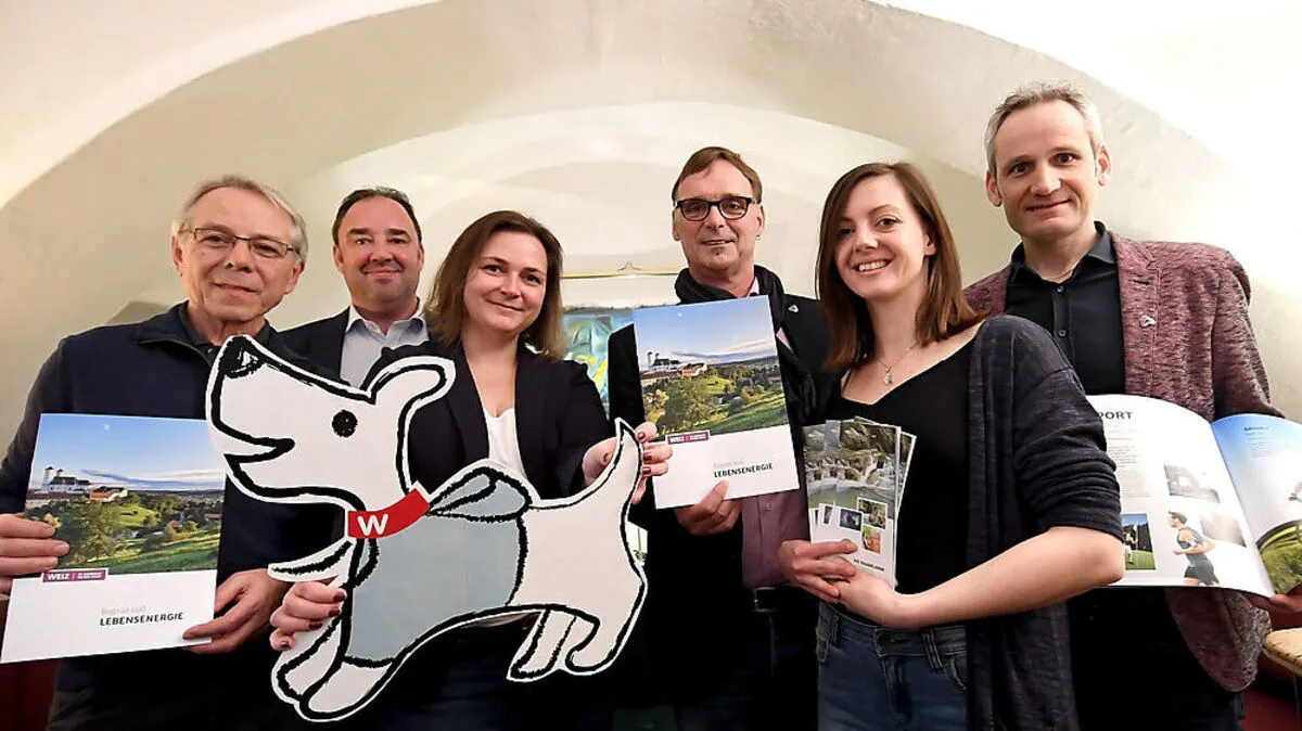 Heinz Schwindhackl, Axel Dobrowolny, Nina Darnhofer, Erwin Eggenreich, Sonja Endthaler und Roman Neubauer wollen Weiz touristisch weiter voranbringen