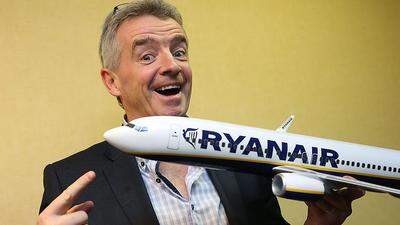 Ryanair-Chef Michael O'Leary hat wieder einmal gut lachen