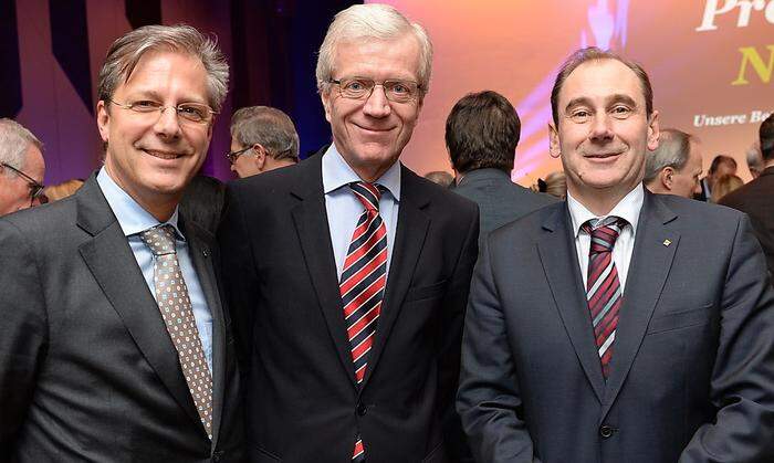 Klaus Scheitegel (Grawe), Gerhard Fabisch (Steiermärkische), Martin Schaller (Raiffeisen Landesbank)