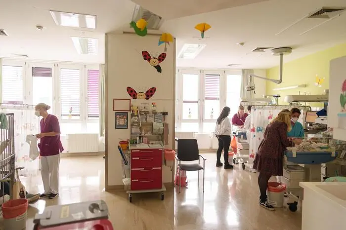 die Intensivstation der LKH Kinder- und Jugendchirurgie in Graz