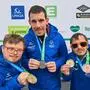 Erfolgreich bei Special Olympics Österreich: Simon Gailer, Johann Kramer und Joseph Kargl