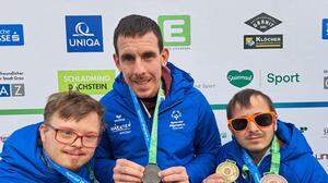 Erfolgreich bei Special Olympics Österreich: Simon Gailer, Johann Kramer und Joseph Kargl
