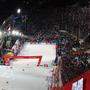 SCHLADMING,AUSTRIA,23.JAN.24 - ALPINE SKIING - FIS World Cup, night giant slalom, men. Image shows an overview of the finish area.
Photo: GEPA pictures/ Harald Steiner