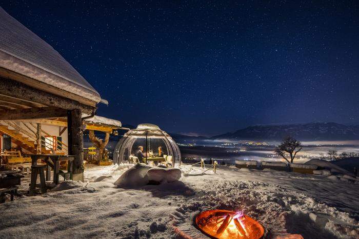 Das Juwel in Kärnten  Millstätter See: Winterschlaf unter Sternen