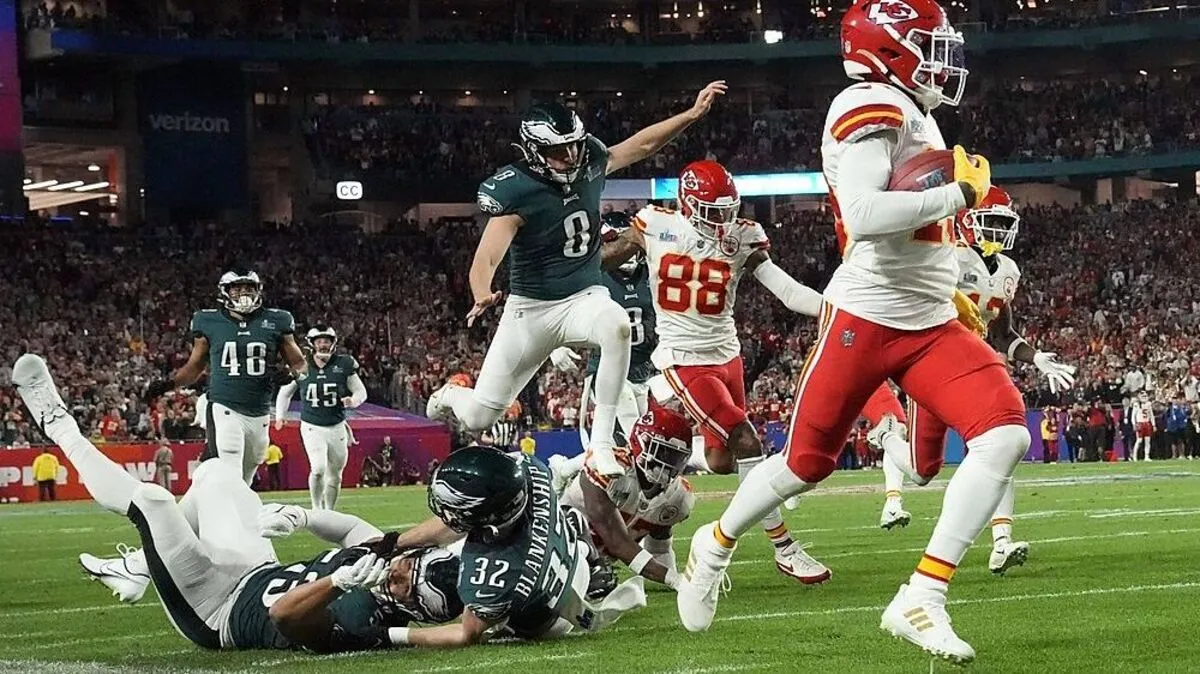 Die Chiefs liefen den Eagles im Super Bowl davon