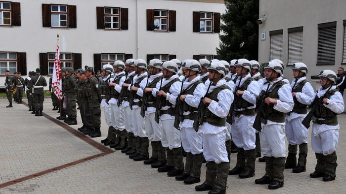 In der Haspingerkaserne wurde der Sprengung des Col di Lana Gipfels gedacht
