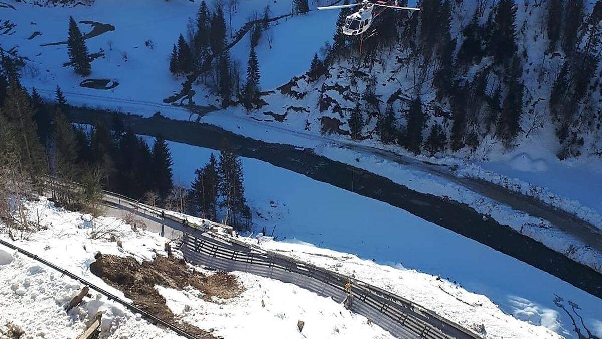 Die Gailtalstraße in das Lesachtal ist wieder auf der Originalstrecke befahrbar