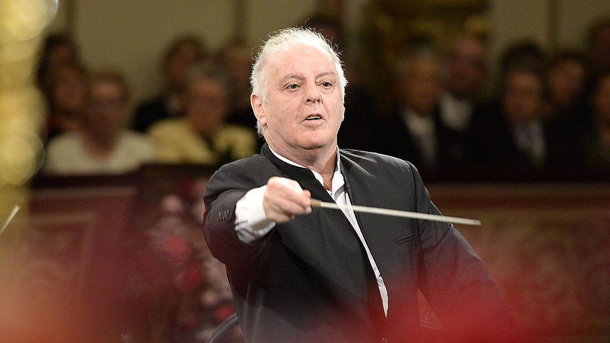 Daniel Barenboim beim Wiener Neujahrskonzert 2014