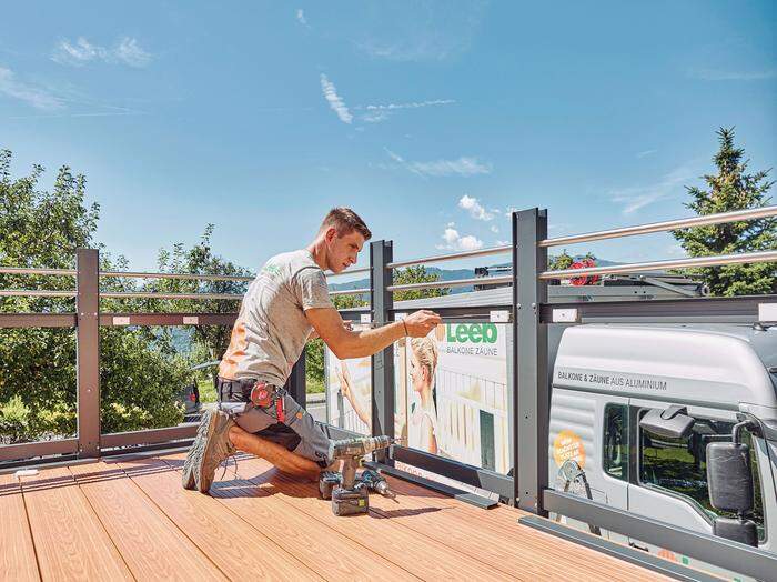 Leeb produziert Balkone und Zäune von höchster Qualität