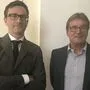 Bärnbachs Ex-Bürgermeister Max Kienzer (rechts) mit seinem Anwalt Vinzenz Fröhlich