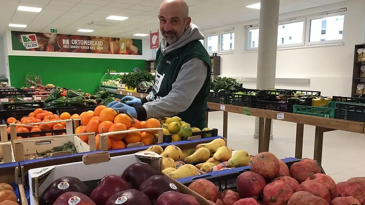 Am Montag und Donnerstag gibt es bei Giovanni d’Amelio frisches Gemüse