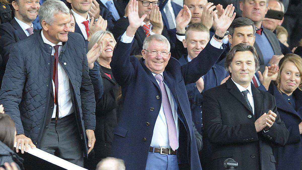 Sir Alex Ferguson ist zurück im Old Trafford