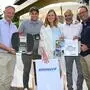 Andrea Springer mit den Sponsoren des „Springer Reisen Venezia Cup“