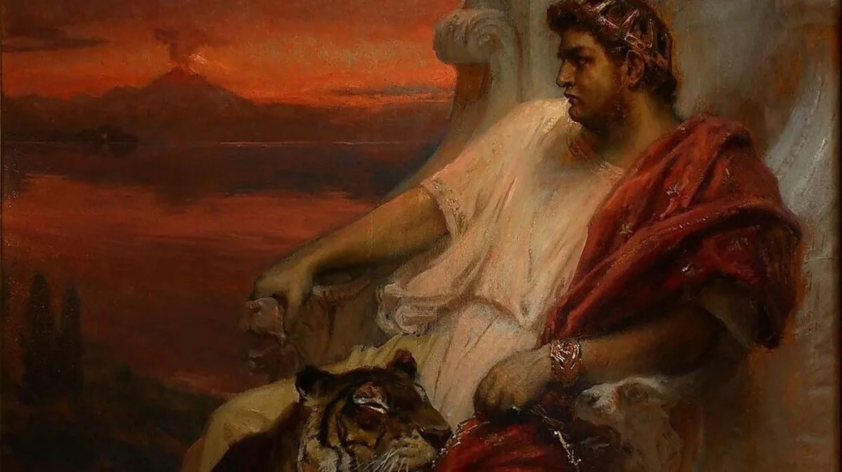 Jan Styka, "Nero in Baia". 1900