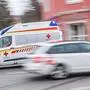 Sujet, Feature,Rettung, Rotes Kreuz, 144, Taxi, Unfall, Notfall, Graz am 21.02.2022