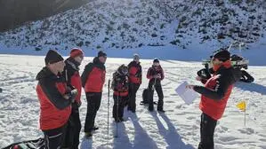 In der Eisenerzer Ramsau trainierten 40 Bergretterinnen und Bergretter den Ernstfall