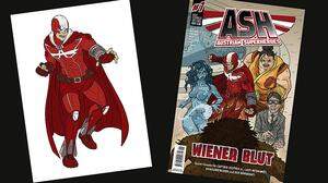 Captain Austria und "Wiener Blut" - das erste Heft der Austrian Superheroes