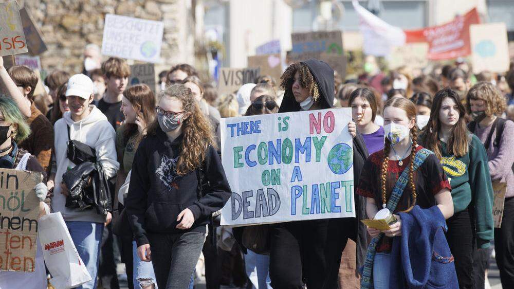 &quot;Keine Wirtschaft auf einem toten Planeten&quot;: Fridays-For-Future-Demo am 25. März in Graz