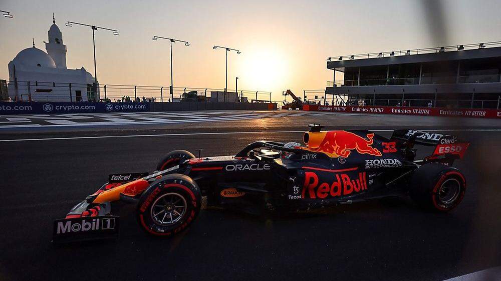 Max Verstappen auf dem Corniche Circuit von Jeddah