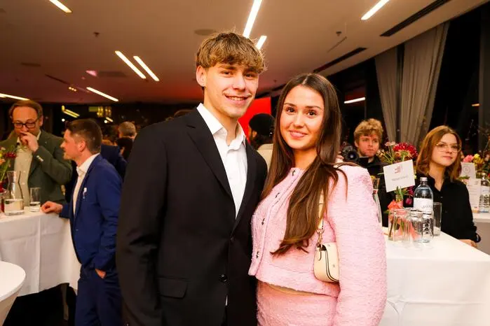 Sport-Nominierte Rosa Pacher mit Partner Philipp Meister.