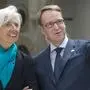EZB-Chefin Lagarde, Noch-Bundesbank-Präsident Weidmann