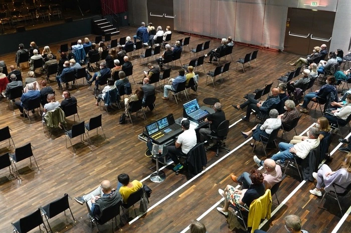 ..im Saal des Weizer Kunsthauses bei den "Jazzdays 2021".