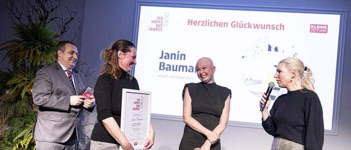 Gewinnerin Janin Baumann war zu Tränen gerührt
