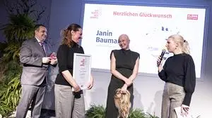 Gewinnerin Janin Baumann war zu Tränen gerührt