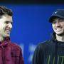 Dominic Thiem und Dennis Novak 